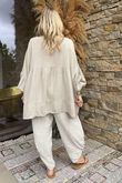 Made in Italy Santos Artist Smock Stone - 